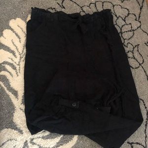 Black soft pants